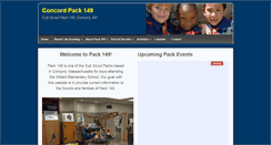 Desktop Screenshot of concordpack149.org